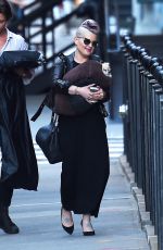 KELLY OSBOURNE Out with Her Dog in New York 08/18/2016