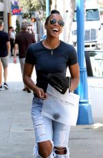 KELLY ROWLAND Out and About in West Hollywood 08/20/2016