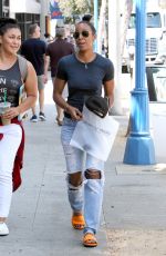 KELLY ROWLAND Out and About in West Hollywood 08/20/2016