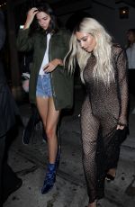 KENDALL JENNER and KIM KARDASHIAN at Craig