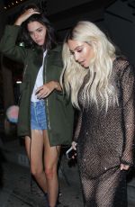 KENDALL JENNER and KIM KARDASHIAN at Craig
