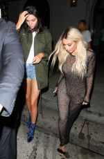 KENDALL JENNER and KIM KARDASHIAN at Craig