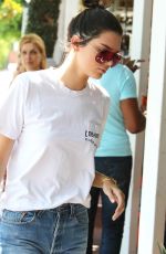 KENDALL JENNER at Fred Segal in West Hollywood 08/22/2016