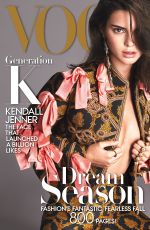 KENDALL JENNER in Vogue Magazine, September 2016 Issue