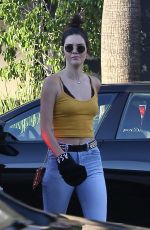 KENDALL JENNER Out and About in Hollywood 08/15/2016