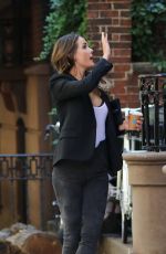 KERI RUSSELL Leaves Her Home in New York 08/04/2016