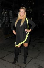 KERRY KATONA Night Out in London 08/25/2016