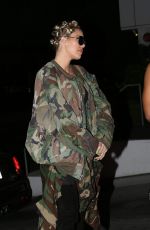 KHLOE KARDASHIAN Shows New Hairdo at Morton
