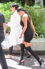 KIM and KOURTNEY KARDASHIAN Leaves Epione, 08/10/2016