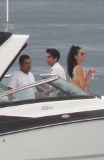 KIM KARDASHIAN and JASMINE SANDERS at a Beach in Mexico 08/18/2016