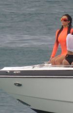 KIM KARDASHIAN and JASMINE SANDERS at a Beach in Mexico 08/18/2016
