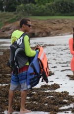 KIM KARDASHIAN and JASMINE SANDERS at a Beach in Mexico 08/18/2016