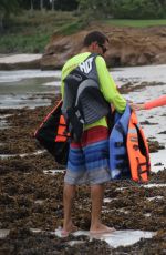 KIM KARDASHIAN and JASMINE SANDERS at a Beach in Mexico 08/18/2016