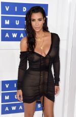 KIM KARDASHIAN at 2016 MTV Video Music Awards in New York 08/28/2016