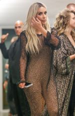 KIM KARDASHIAN at Famous by Kanye West Exhibit in Los Angeles 08/26/2016