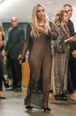 KIM KARDASHIAN at Famous by Kanye West Exhibit in Los Angeles 08/26/2016