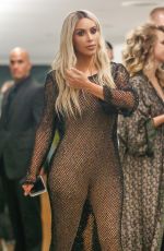 KIM KARDASHIAN at Famous by Kanye West Exhibit in Los Angeles 08/26/2016