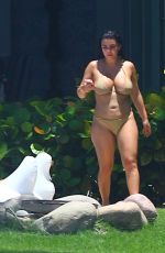 KIM KARDASHIAN in Bikini in Vacation in Punta Mita 08/20/2016