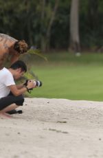 KIM KARDASHIAN in Bikini with Her Girlfriends on Beach in Mexico 08/20/2016
