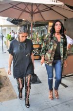KIM KARDASHIAN Out for Lunch in Beverly Hills 08/04/2016