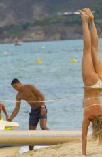 KIMBERLEY GARNER in Bikini on a Beach in St. Tropez 08/04/2016