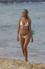 KIMBERLEY GARNER in Bikini on a Beach in St. Tropez 08/04/2016