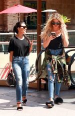 KOURTNEY and KHLOE KARDASHIAN Out Shopping in Encino 08/23/2016