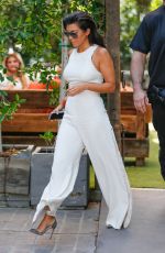 KOURTNEY KARDASHIAN at Villa Restaurant in Woodland Hills 08/05/2016