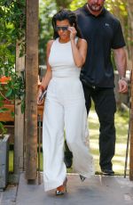 KOURTNEY KARDASHIAN at Villa Restaurant in Woodland Hills 08/05/2016