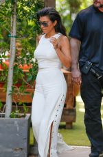 KOURTNEY KARDASHIAN at Villa Restaurant in Woodland Hills 08/05/2016