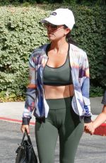 KOURTNEY KARDASHIAN in Leggings Out in Woodland Hills 08/16/2016
