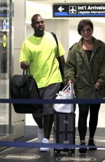 KRIS JENNER at Airport in Miami 08/12/2016