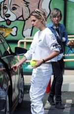 KRISTEN STEWART and ALICIA CARGILE Leaves a Pet Store in Los Feliz 08/27/2016