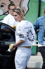 KRISTEN STEWART and ALICIA CARGILE Leaves a Pet Store in Los Feliz 08/27/2016
