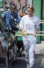 KRISTEN STEWART and ALICIA CARGILE Leaves a Pet Store in Los Feliz 08/27/2016