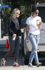 KRISTEN STEWART and ALICIA CARGILE Out for Coffee in Los Feliz 08/20/2016