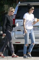 KRISTEN STEWART and ALICIA CARGILE Out for Coffee in Los Feliz 08/20/2016