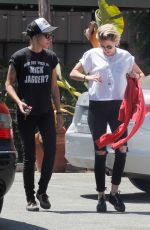 KRISTEN STEWART and ALICIA CARGILE Out in Los Angeles 08/11/2016