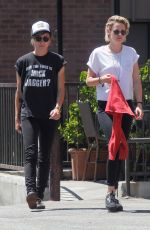 KRISTEN STEWART and ALICIA CARGILE Out in Los Angeles 08/11/2016