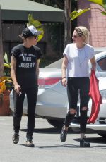 KRISTEN STEWART and ALICIA CARGILE Out in Los Angeles 08/11/2016