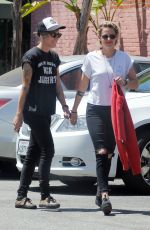 KRISTEN STEWART and ALICIA CARGILE Out in Los Angeles 08/11/2016