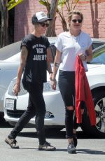 KRISTEN STEWART and ALICIA CARGILE Out in Los Angeles 08/11/2016