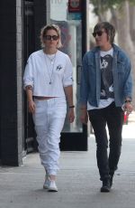 KRISTEN STEWART and ALICIA CARGILE Out in Los Angeles 08/27/2016