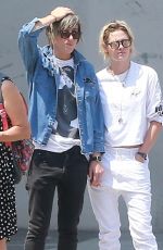 KRISTEN STEWART and ALICIA CARGILE Out in Los Angeles 08/27/2016