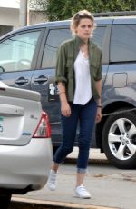 KRISTEN STEWART and ST VINCENT Out and About in West Hollywood 08/30/2016