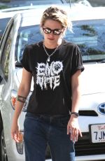 KRISTEN STEWART at Gracias Madre Restaurant in West Hollywood 08/22/2016