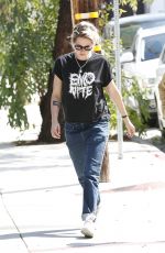KRISTEN STEWART at Gracias Madre Restaurant in West Hollywood 08/22/2016