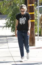 KRISTEN STEWART at Gracias Madre Restaurant in West Hollywood 08/22/2016