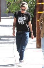 KRISTEN STEWART at Gracias Madre Restaurant in West Hollywood 08/22/2016