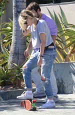 KRISTEN STEWART in Ripped Jeans Out in West Hollywood 08/18/2016